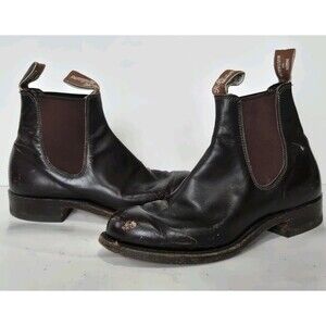 RM Williams Boots Womens 6 US AU 3.5 Comfort Craftsman Chelsea Brown